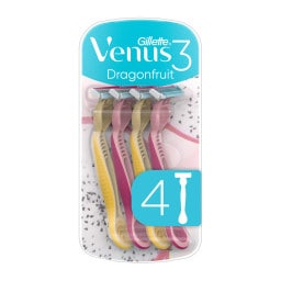 GILLETTE | Ξυραφάκια Venus 3 Dragonfruit 4 Τεμάχια