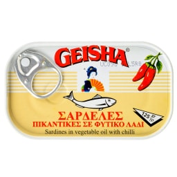 GEISHA | Σαρδέλες Πικάντικες 88g