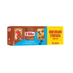 ELITE | Φρυγανιές Σίκαλης Χωρίς Αλάτι 4x90g