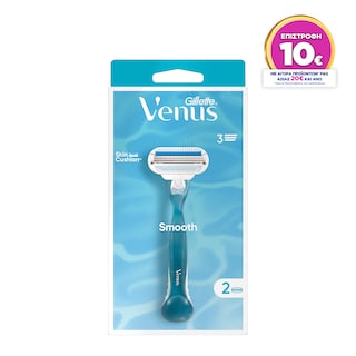 GILLETTE | Ξυριστική Μηχανή Venus & 2 Ανταλλακτικές Λεπίδες 1 Τεμάχιο