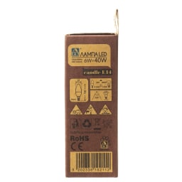 ΑΒ | Lamp Candle E14 5.6W 1 Piece