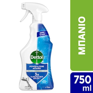 DETTOL | Spray Καθαρισμού Μπάνιου Mountain Spring 750ml