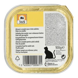 365 | Γατοτροφή Πατέ με Πουλερικά 100g