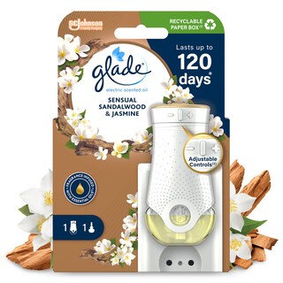 Αρωματικό Χώρου Ηλεκτρικό Sandalwood & Jasmine Σετ 1 Τεμάχιο