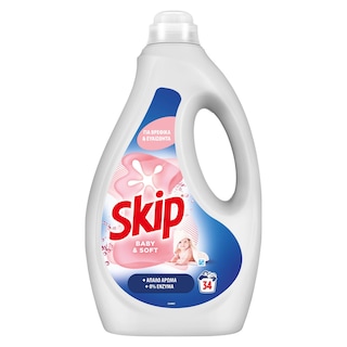 SKIP | Yγρό Πλυντηρίου Ρούχων Baby & Soft 34 Μεζούρες