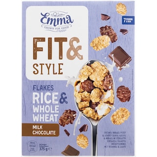 EMMA | Δημητριακά Fit & Style Σοκολάτα Γάλακτος 375g