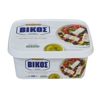 ΒΙΚΟΣ ΤΥΡΟΚΟΜΙΚΑ | Λευκό Τυρί Bίκος σε Άλμη 400g
