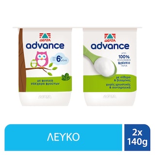 Επιδόρπιο Γιαουρτιού Λευκό 2x140g
