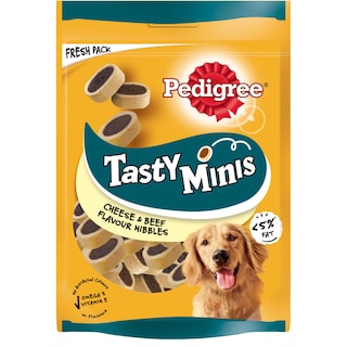 PEDIGREE | Σνακ Σκύλων Tasty Minis Μοσχάρι Τυρί 140g