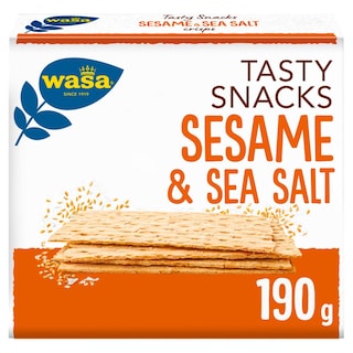 WASA | Φρυγανιές Delicate Crisp Σουσάμι & Αλάτι 190gr