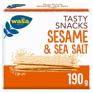 WASA | Φρυγανιές Delicate Crisp Σουσάμι & Αλάτι 190gr