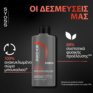 SYOSS | Shampoo Men Intense Power 440ml