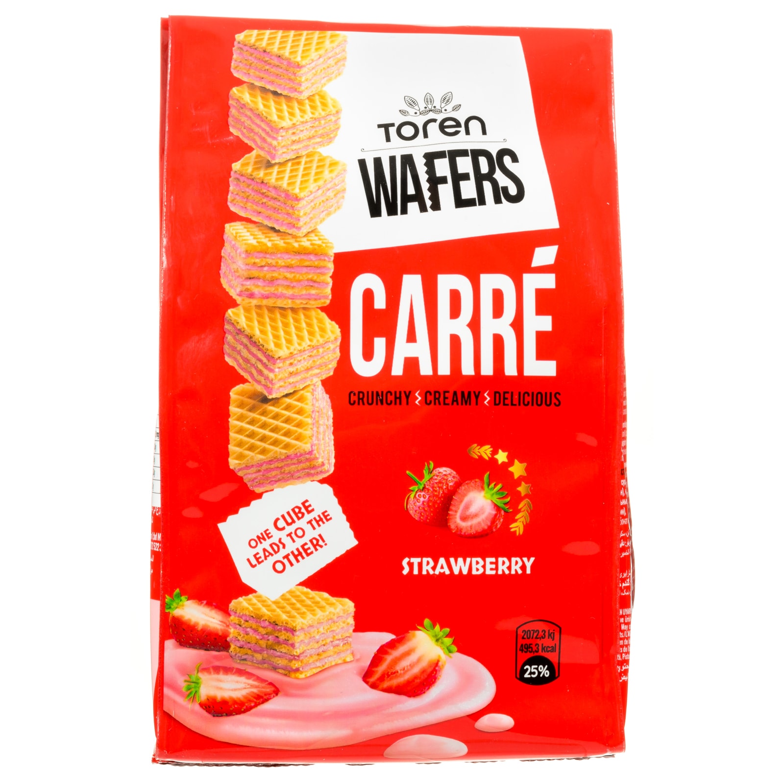 TOREN CARRE Γκοφρέτα Φράουλα 125g