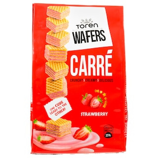 TOREN CARRE | Γκοφρέτα Φράουλα 125g