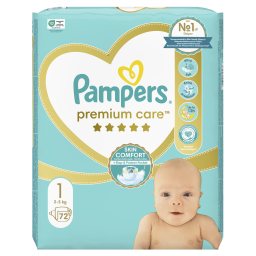 PAMPERS | Πάνες Μωρού Premium Care Νο1 72 Τεμάχια