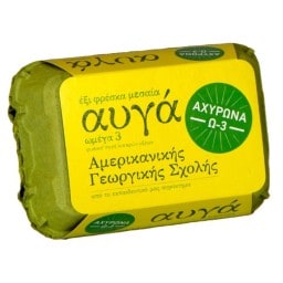 ΑΜΕΡΙΚΑΝΙΚΗ ΓΕΩΡΓΙΚΗ ΣΧΟΛΗ | Φρέσκα Αυγά Αχυρώνα Ω3 Μεσαία 6 Τεμάχια