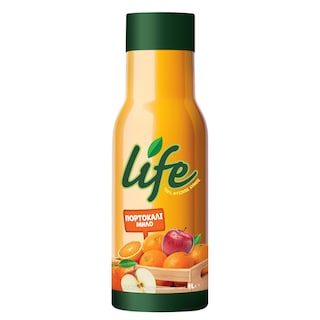 LIFE | Φυσικός Χυμός Πορτοκάλι Μήλο 1lt