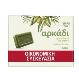 ΑΡΚΑΔΙ | Σαπούνι Πράσινο 2x220g
