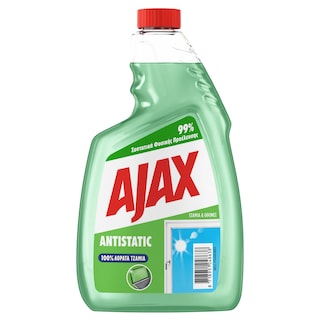 AJAX | Καθαριστικό Τζαμιών Antistatic Ανταλλακτικό 750ml