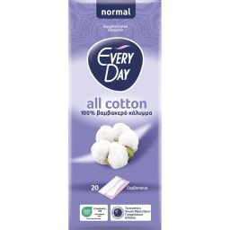 EVERY DAY | Σερβιετάκια Normal All Cotton 20 Τεμάχια