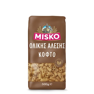 MISKO | Μακαρόνι Κοφτό Ολικής Άλεσης 500g