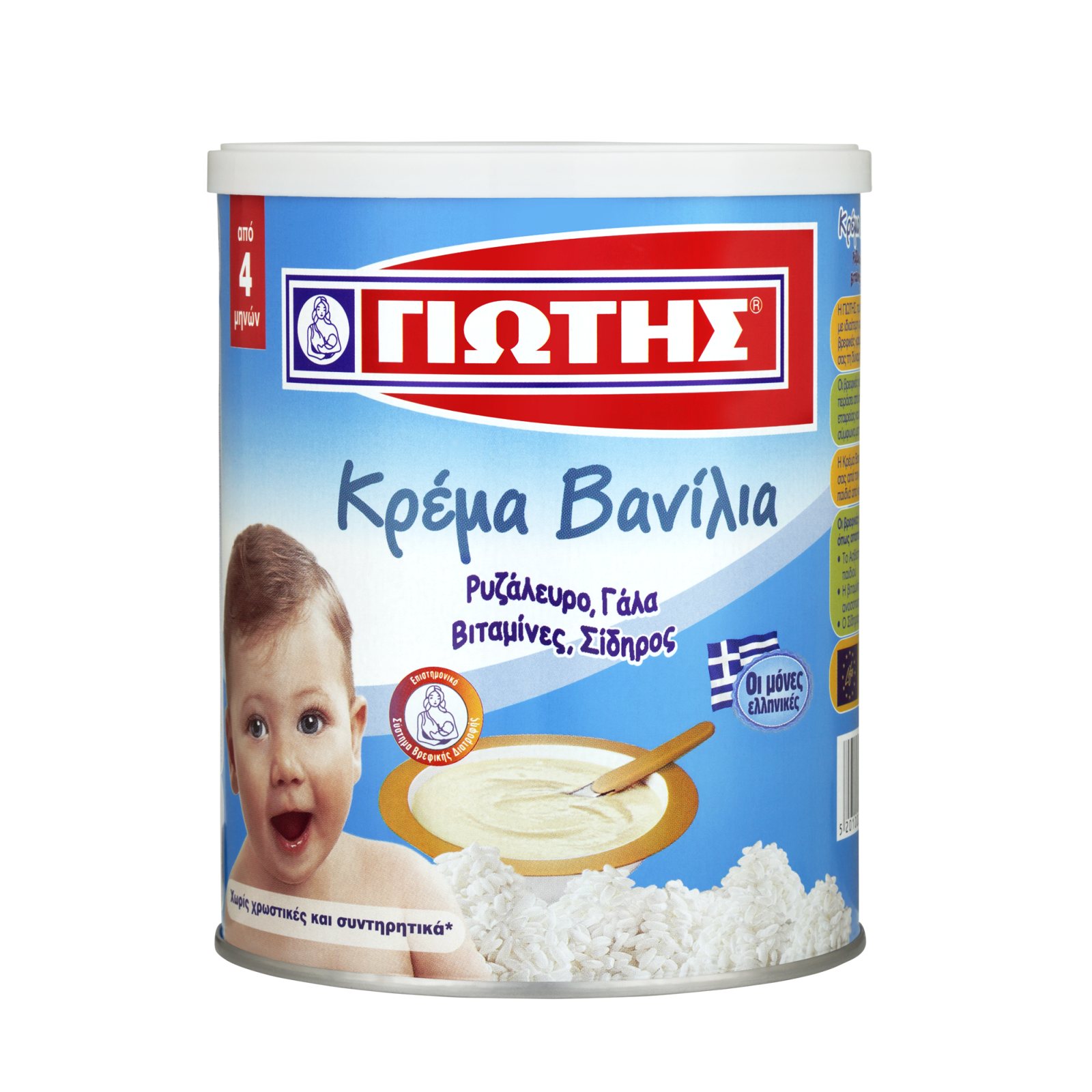 ΓΙΩΤΗΣ Βρεφική Κρέμα Βανίλια 300g