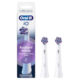 ORAL B | Ανταλλακτικές Κεφαλές iO Radiant White 2 Τεμάχια