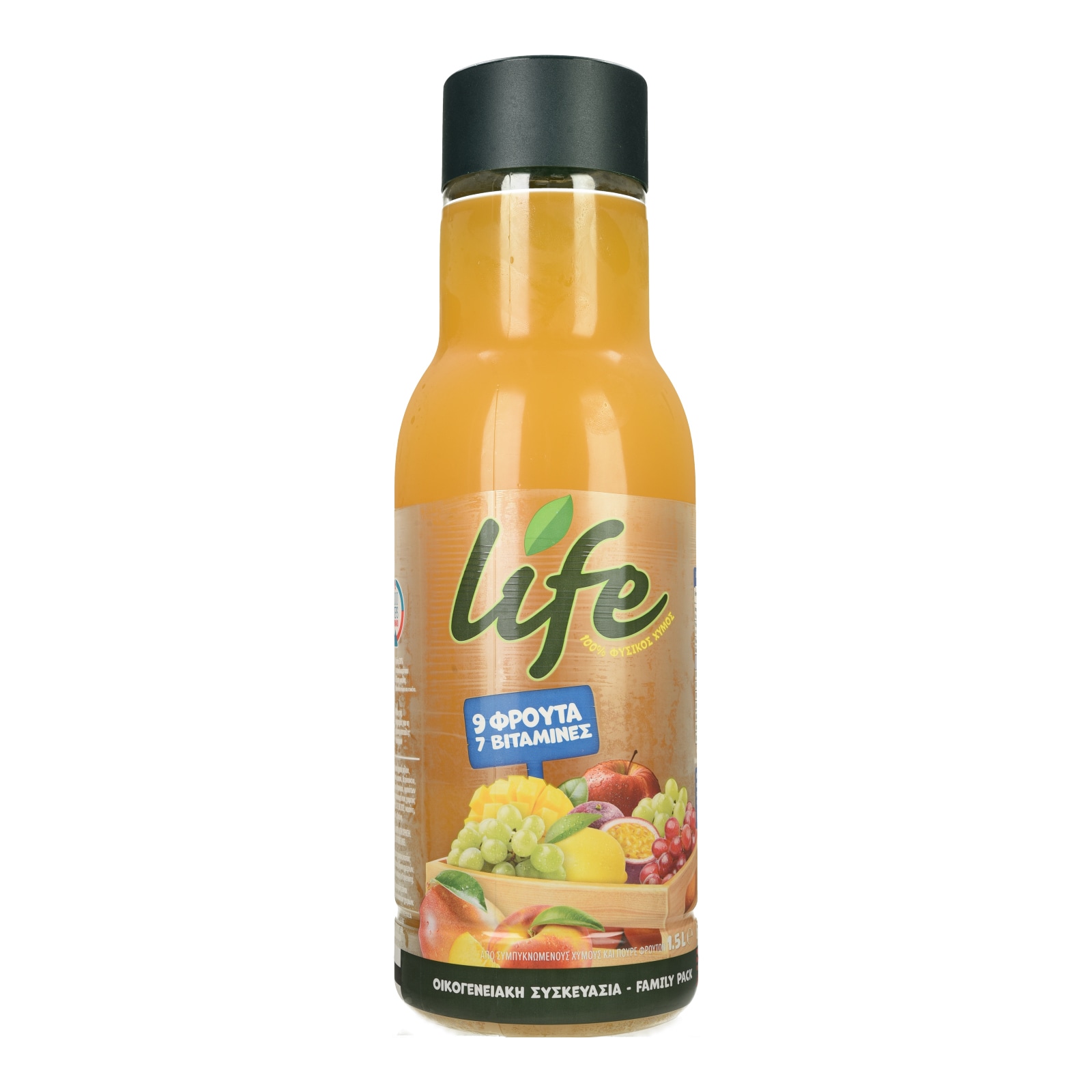 Φυσικός Χυμός 9 Φρούτα 1.5lt