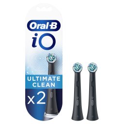 ORAL B | Ανταλλακτικές Κεφαλές iO Ultimate Clean Black 2 Τεμάχια