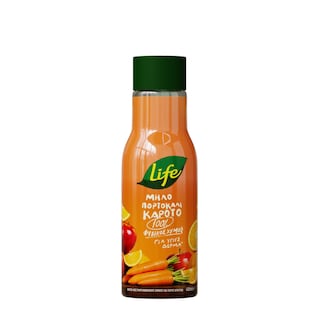 LIFE | Φυσικός Χυμός Πορτοκάλι Μήλο Καρότο 400ml