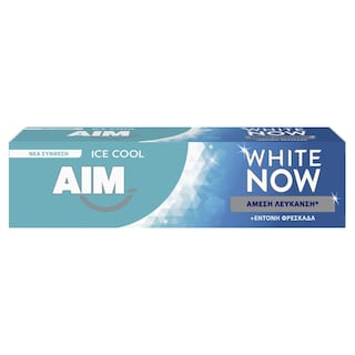 AIM | WHITE NOW | Οδοντόκρεμα Ice Cool Mint 75ml
