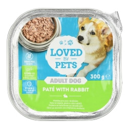 LOVED BY PETS | Σκυλοτροφή Κουνέλι Πατέ 300g