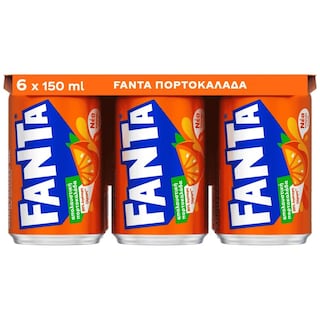 FANTA | Πορτοκαλάδα Κόκκινη Κουτί 6x150ml