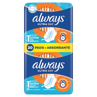 ALWAYS | Σερβιέτες Ultra Day Normal Plus 20 Τεμάχια