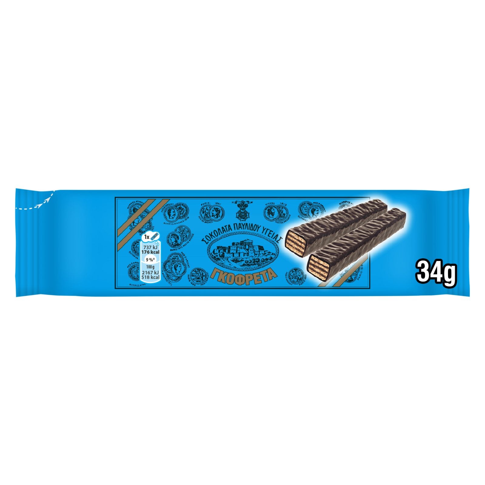 Γκοφρέτα Υγείας 34g