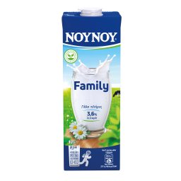 ΝΟΥΝΟΥ | FAMILY | Αγελαδινό Γάλα Υψηλής Θερμικής Επεξεργασίας Πλήρες 1lt
