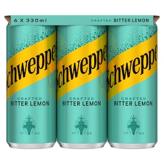 SCHWEPPES | Αναψυκτικό Bitter Lemon Κουτί 6x330ml