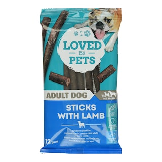 LOVED BY PETS | Σνακ Σκύλων Αρνί Sticks 120g