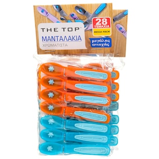 - | Μανταλάκια Χρωματιστά 28 Τεμάχια