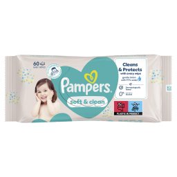 PAMPERS | Μωρομάντηλα Soft & Clean 60 Τεμάχια