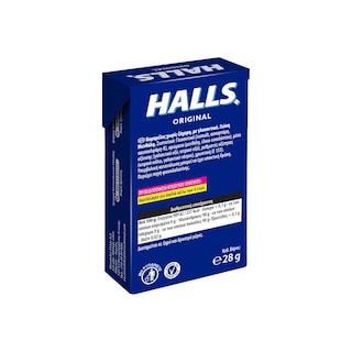 HALLS | Καραμέλες Original Μενθόλη & Ευκάλυπτος 28g