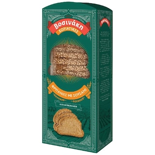 ΒΟΣΙΝΑΚΗΣ | Φρυγανιές Χωριάτικες Σουσάμι 240g