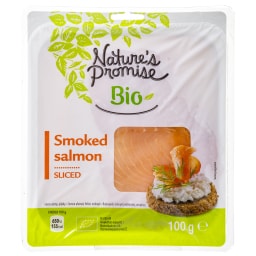 NATURES PROMISE BIO | Σολομός Καπνιστός Bio Φέτες 100g