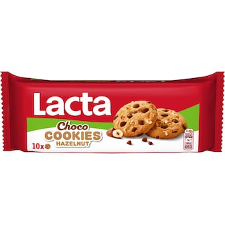 LACTA | Μπισκότα Choco Cookies Hazelnut 135g