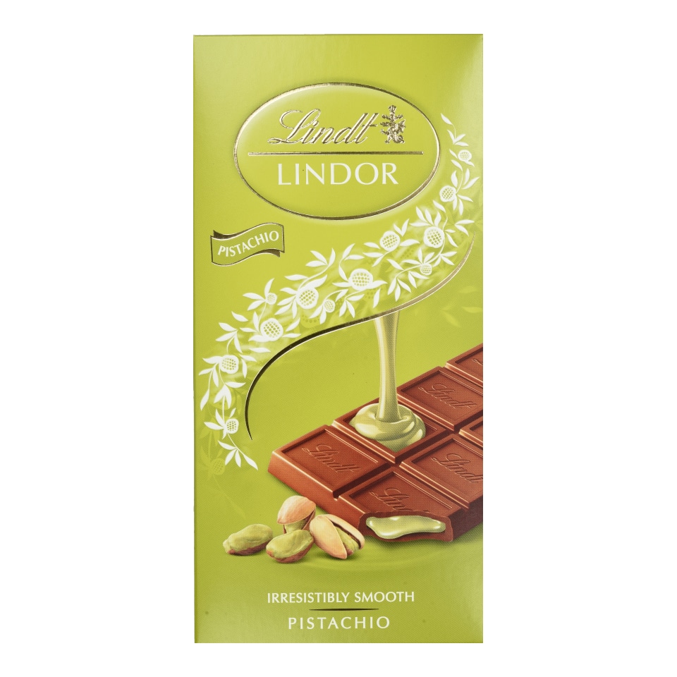 LINDT Σοκολάτα Γάλακτος Lindor Φιστίκι 100g