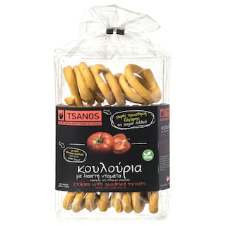 ΤΣΑΝΟΣ | Κουλούρια Αλμυρά Λιαστή Ντομάτα Χωρίς Ζάχαρη 200g