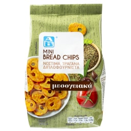 Mini Bread Chips Μεσογειακά 250g