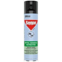 BAYGON | Εντομοκτόνο Flying Ιπτάμενα Έντομα 300ml