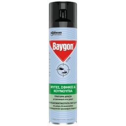 BAYGON | Εντομοκτόνο Flying Ιπτάμενα Έντομα 300ml