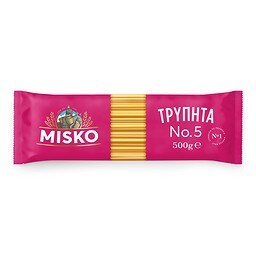 MISKO | Μακαρόνια Τρυπητά Νο5 500g